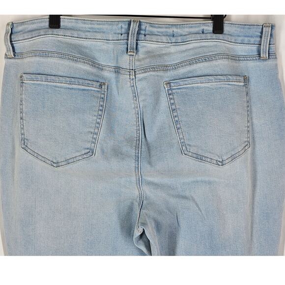 NYDJ WOMEN'S SHERI SLIM LIFT X TUCK TECHNOLOGY BLUE JEAN PANT SIZE 16, 38W X 29L - Picture 8 of 16